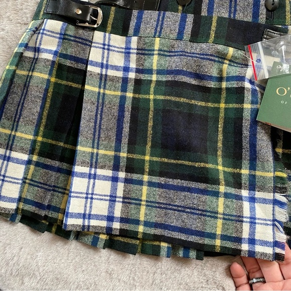 NWT O’Neil Of Dublin Child’s Kilt 500 Dress Gordon Wool Blend Washable new Green - Picture 5 of 14